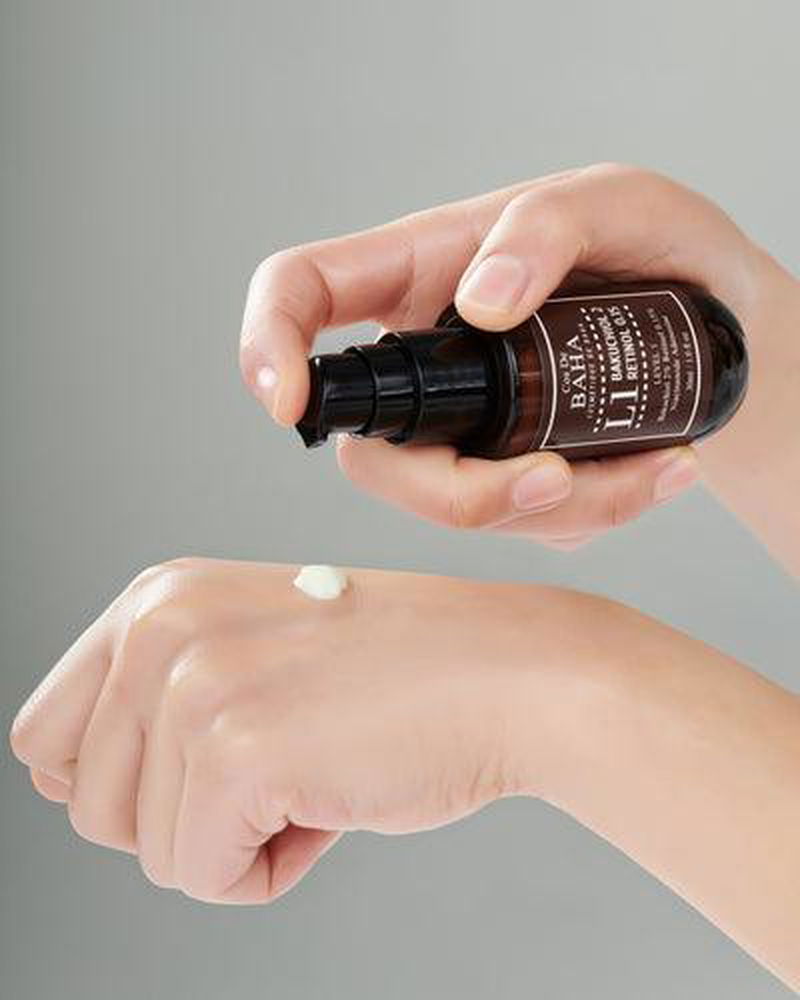 Cos De BAHA L1 Bakuchiol 2% Retinol 0.5% Vitamin A Ampoule Serum 30ml - EmpressKorea