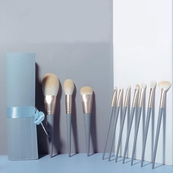 Cosmaple 10 Makeup Brushes + Pouch - EmpressKorea