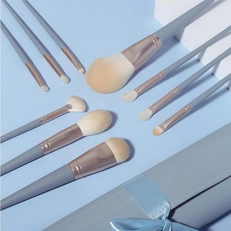 Cosmaple 10 Makeup Brushes + Pouch - EmpressKorea