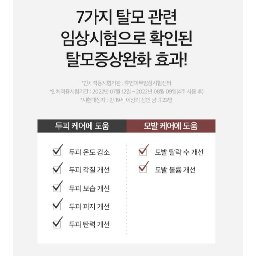 DERMA FACTORY Anti Hair Loss Shampoo 300ml *2pcs Beer Brewer's Yeast 41% Caffeine 1% Natural Active Ingredients Scalp Hair Care - EmpressKorea