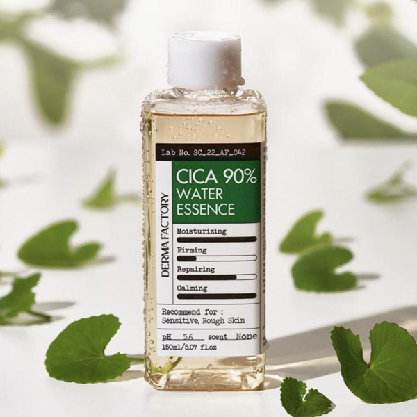 DERMA FACTORY Cica 90% Water Essence 150ml Skin Soothing Moisturizing Repair Centella Asiatica Extract - EmpressKorea