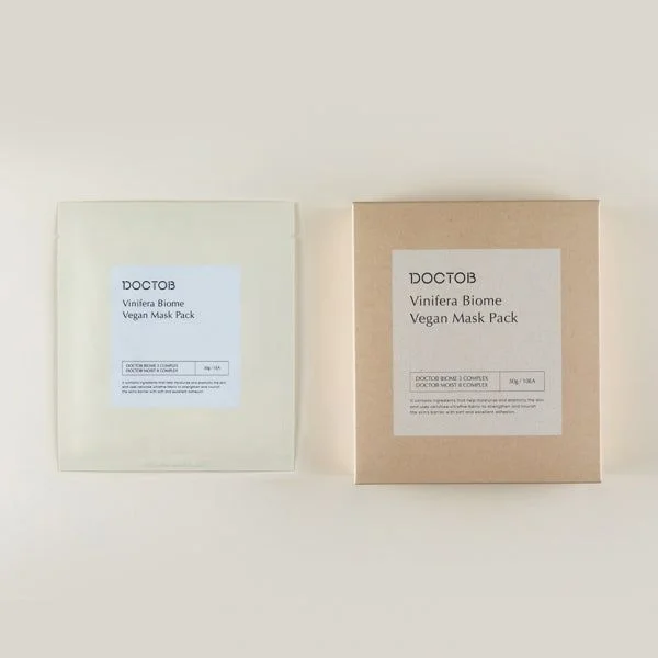 DOCTOB Vinifera Biome Vegan Mask Pack 10pack - EmpressKorea