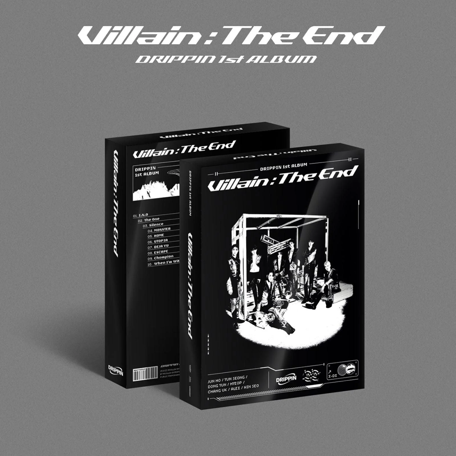 DRIPPIN -1st Full Album: Villain The End (Limited Ver.) - EmpressKorea