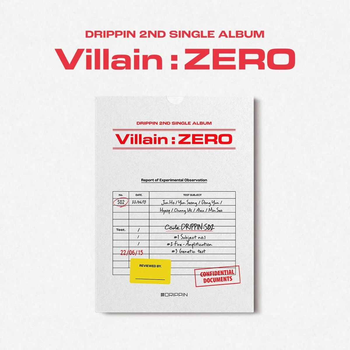 DRIPPIN - 2nd Single Album Villain: ZERO - EmpressKorea