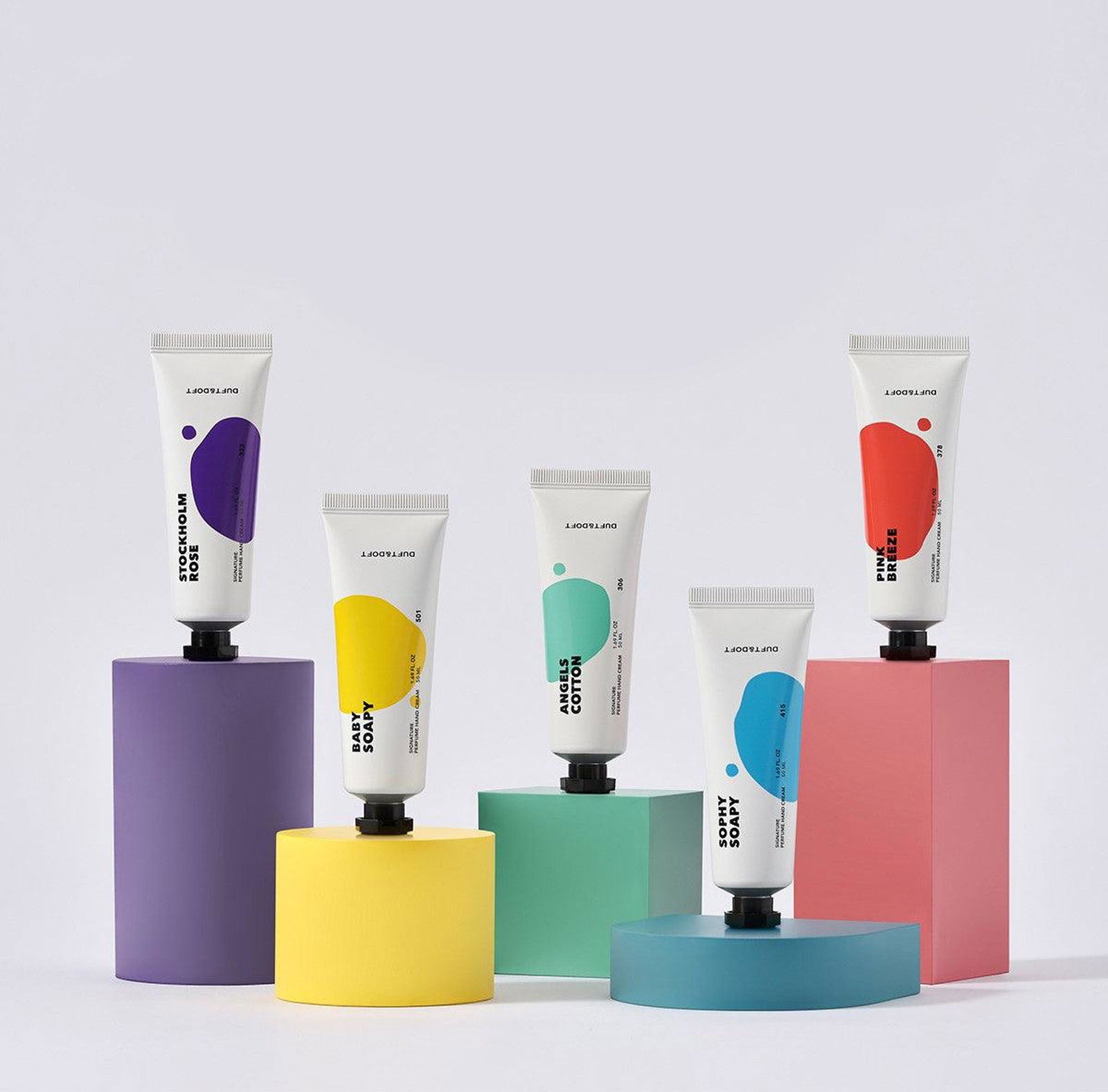DUFT&DOFT Signature Perfume Hand Cream Miniature 10ml x 4pcs Set - EmpressKorea
