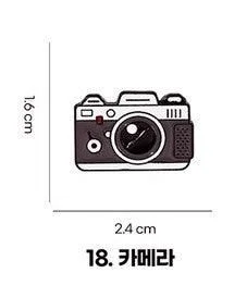 Damiano Camping Hiking Travel Character Badge - EmpressKorea