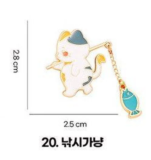 Damiano Camping Hiking Travel Character Badge - EmpressKorea