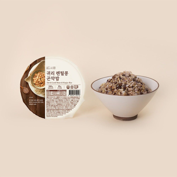 Desion oat lentil konjac rice, 150g, 8 packs - EmpressKorea