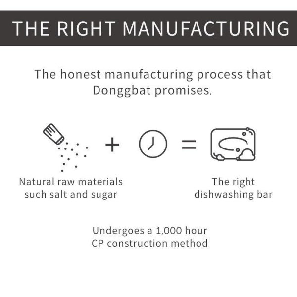 Donggubat The RIGHT Dish Washing Bar 150g 500g - EmpressKorea