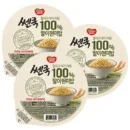 Dongwon Sencook 100% sprouted brown rice instant rice, 195g,3 pcs - EmpressKorea