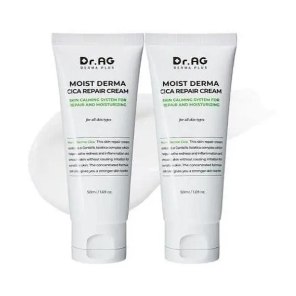Dr.AG Moist Derma Cica Repair Cream 50ml*2EA - EmpressKorea