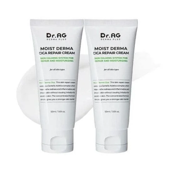 Dr.AG Moist Derma Cica Repair Cream 50ml*2EA - EmpressKorea