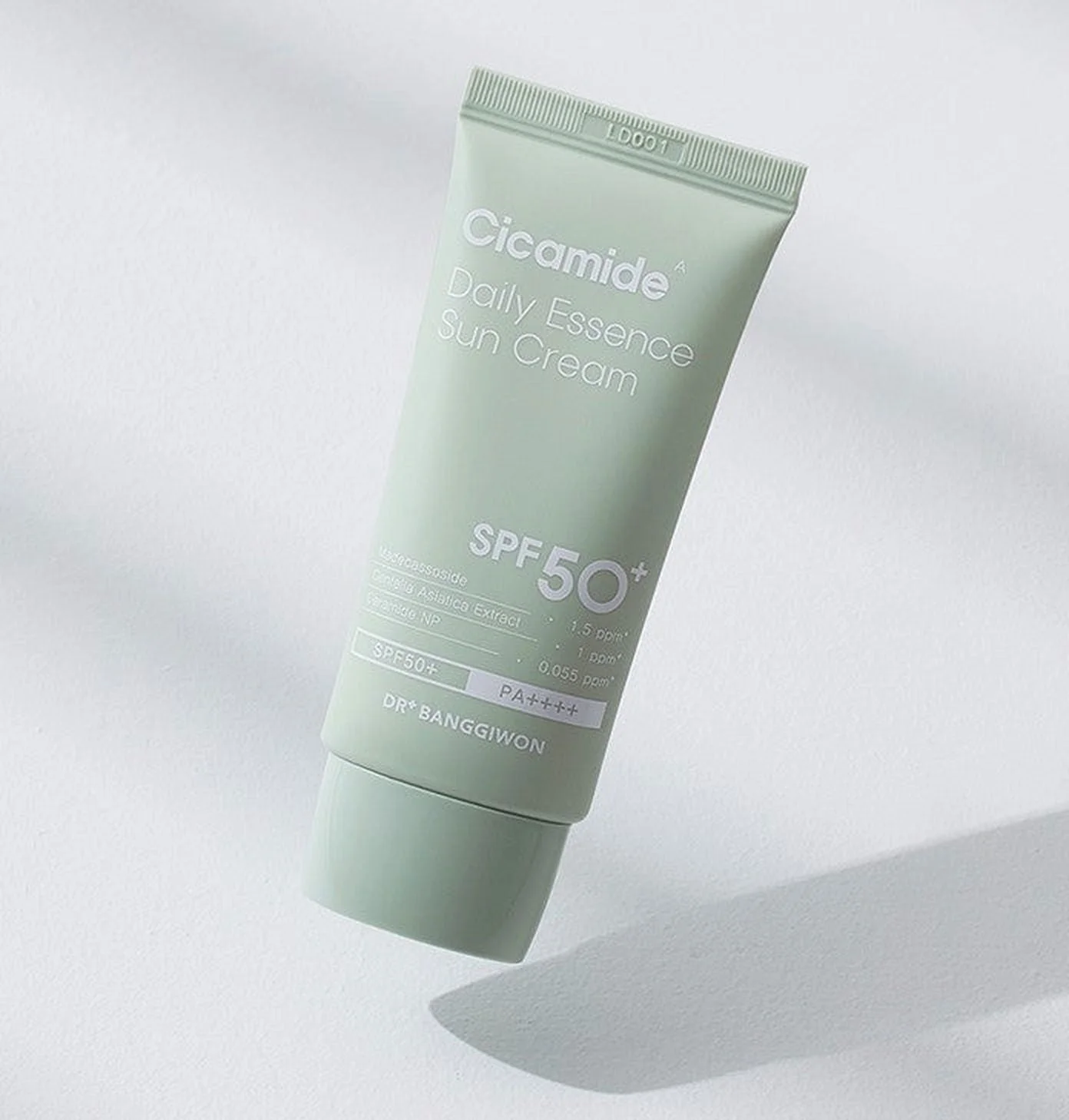 Dr.Banggiwon Cicamide Daily Essence Sun Cream SPF50+ PA++++ 50g X 2 packs - EmpressKorea