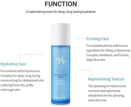 Dr.Ceuracle Hyal Reyouth Toner 120ml - EmpressKorea