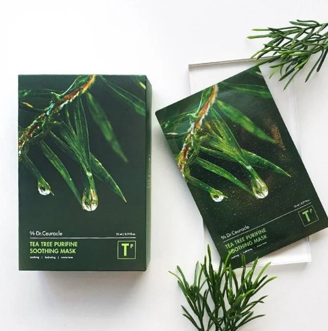 Dr.Ceuracle Tea Tree Purifine Soothing Mask 10EA - EmpressKorea