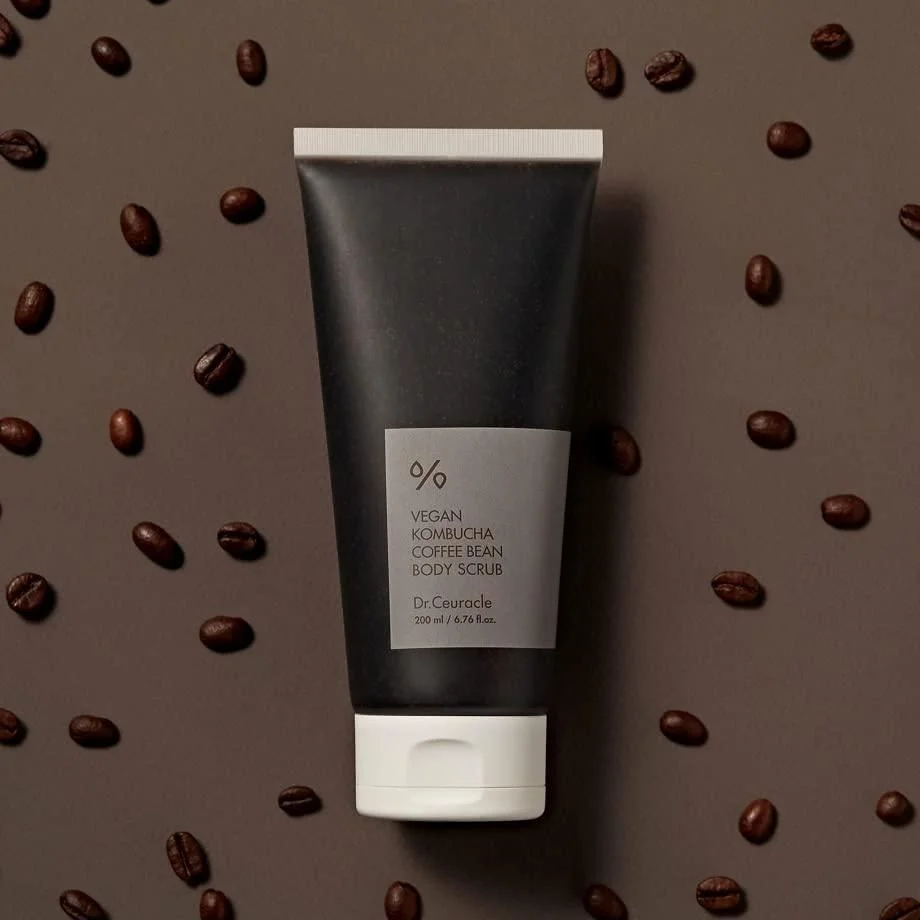 Dr.Ceuracle Vegan Kombucha Coffee Bean Body Scrub 200ml - EmpressKorea