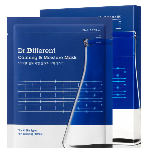 Dr.Different Calming & Moisture Mask 27ml*5pack - EmpressKorea
