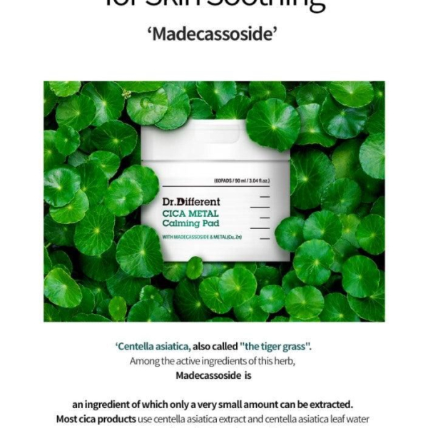 Dr.Different Cica Metal Calming Pad 90ml 60EA - EmpressKorea