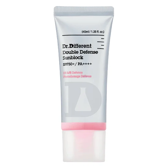 Dr.Different Double Defense Sunblock SPF 50+ PA++++ 40ml - EmpressKorea