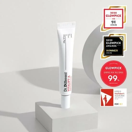 Dr.Different VITALIFT-A Night Treatment Cream 20g - EmpressKorea