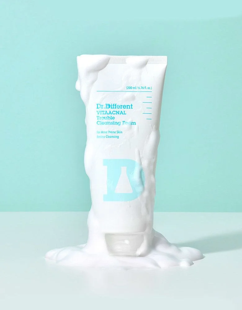 Dr.Different Vita Acnal Trouble Cleansing Foam 200ml - EmpressKorea