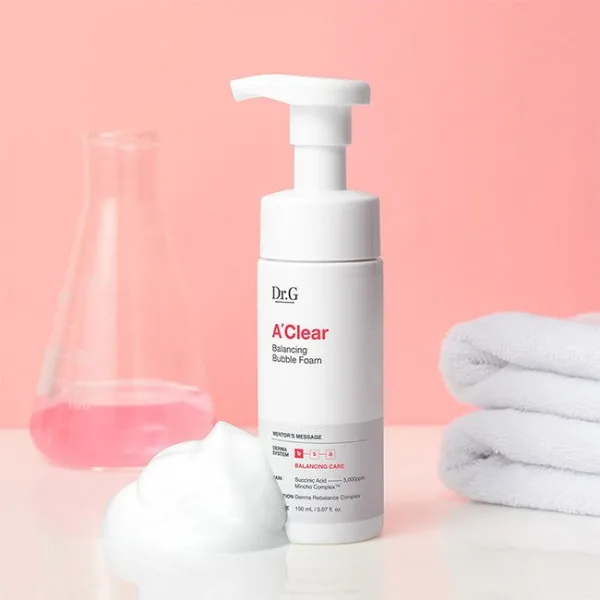 Dr.G A'Clear Balancing Bubble Foam 150ml - EmpressKorea