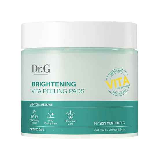 Dr.G Brightening Vita Peeling Pads 160g 70EA - EmpressKorea