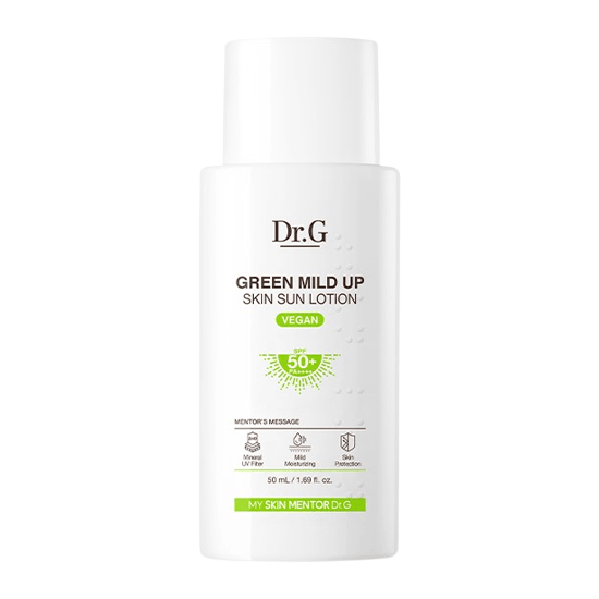Dr.G Green Mild Up Skin Sun Lotion SPF 50+ PA++++ 50ml - EmpressKorea