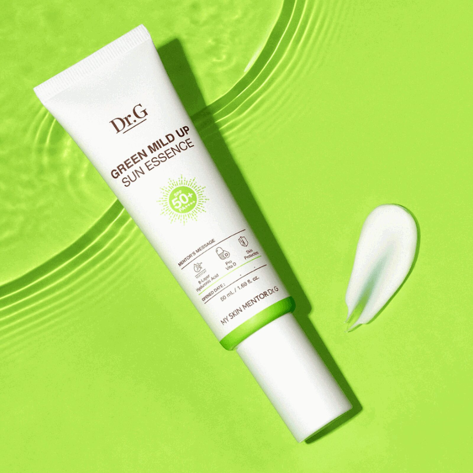 Dr.G Green Mild Up Sun Essence SPF 50+ PA++++ 50ml - EmpressKorea