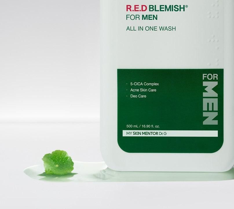 Dr.G Red Blemish For Men All In One Wash 500ml - EmpressKorea
