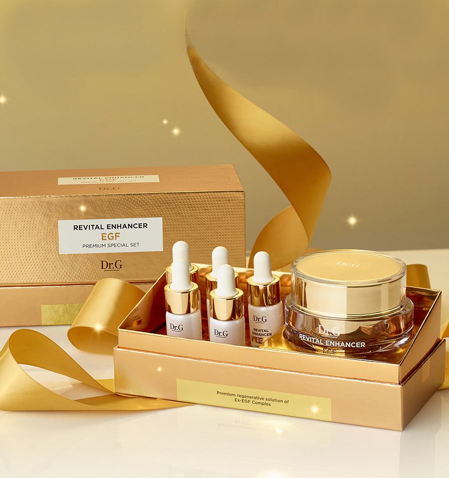 Dr.G Revital Enhancer Premium Special Set (Ampoule 10mlX5 + Cream 50ml) - EmpressKorea