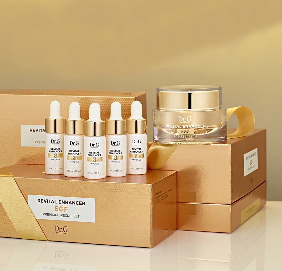 Dr.G Revital Enhancer Premium Special Set (Ampoule 10mlX5 + Cream 50ml) - EmpressKorea