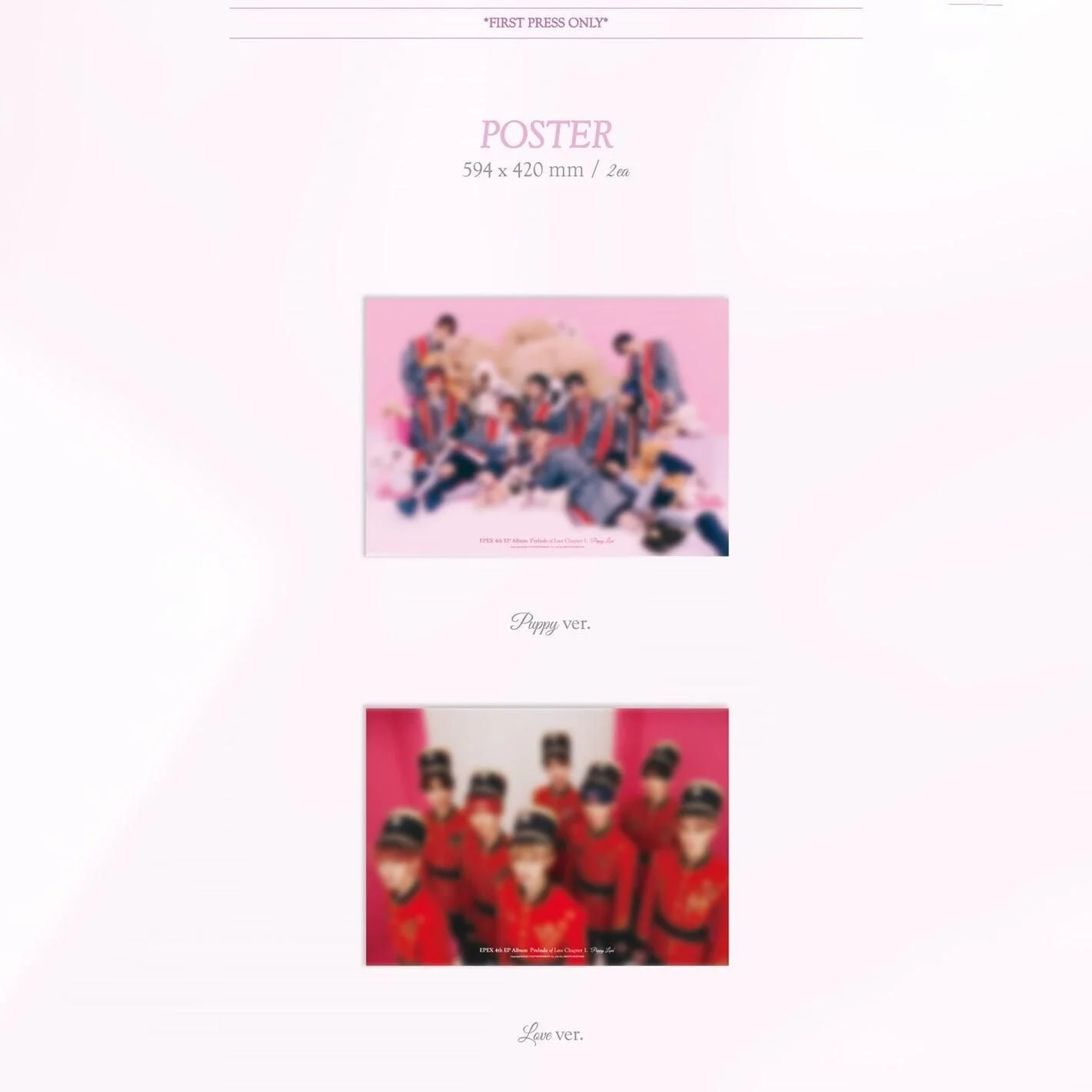 EPEX - 4th EP Album: Prelude of Love Chapter 1. Puppy Love - EmpressKorea