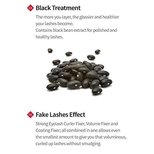 ETUDE Dr. Mascara Fixer For Perfect Lash 01 (Natural Volume Up) | Long-Lasting Smudge-Proof Mascara Fixer with Care Effect | Korean Makeup - EmpressKorea