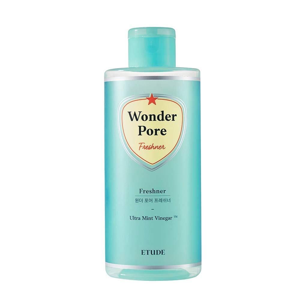 ETUDE HOUSE Wonder Pore Freshner 250ml (8.5 fl. oz) | Refreshing Pore Care Toner with Upgraded Peppermint Vinegar that Cleanses Ultra Fine Dust - EmpressKorea