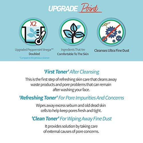 ETUDE HOUSE Wonder Pore Freshner 250ml (8.5 fl. oz) | Refreshing Pore Care Toner with Upgraded Peppermint Vinegar that Cleanses Ultra Fine Dust - EmpressKorea