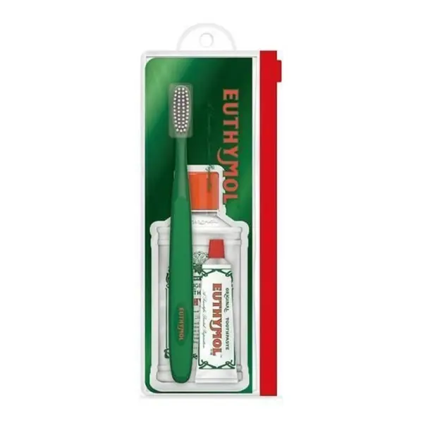 EUTHYMOL Portable Toothpaste Toothbrush - EmpressKorea
