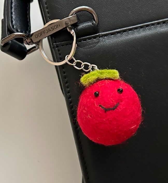 Elegant table Veggie Friends Keyring 8Type Keychain Handmade Doll - EmpressKorea