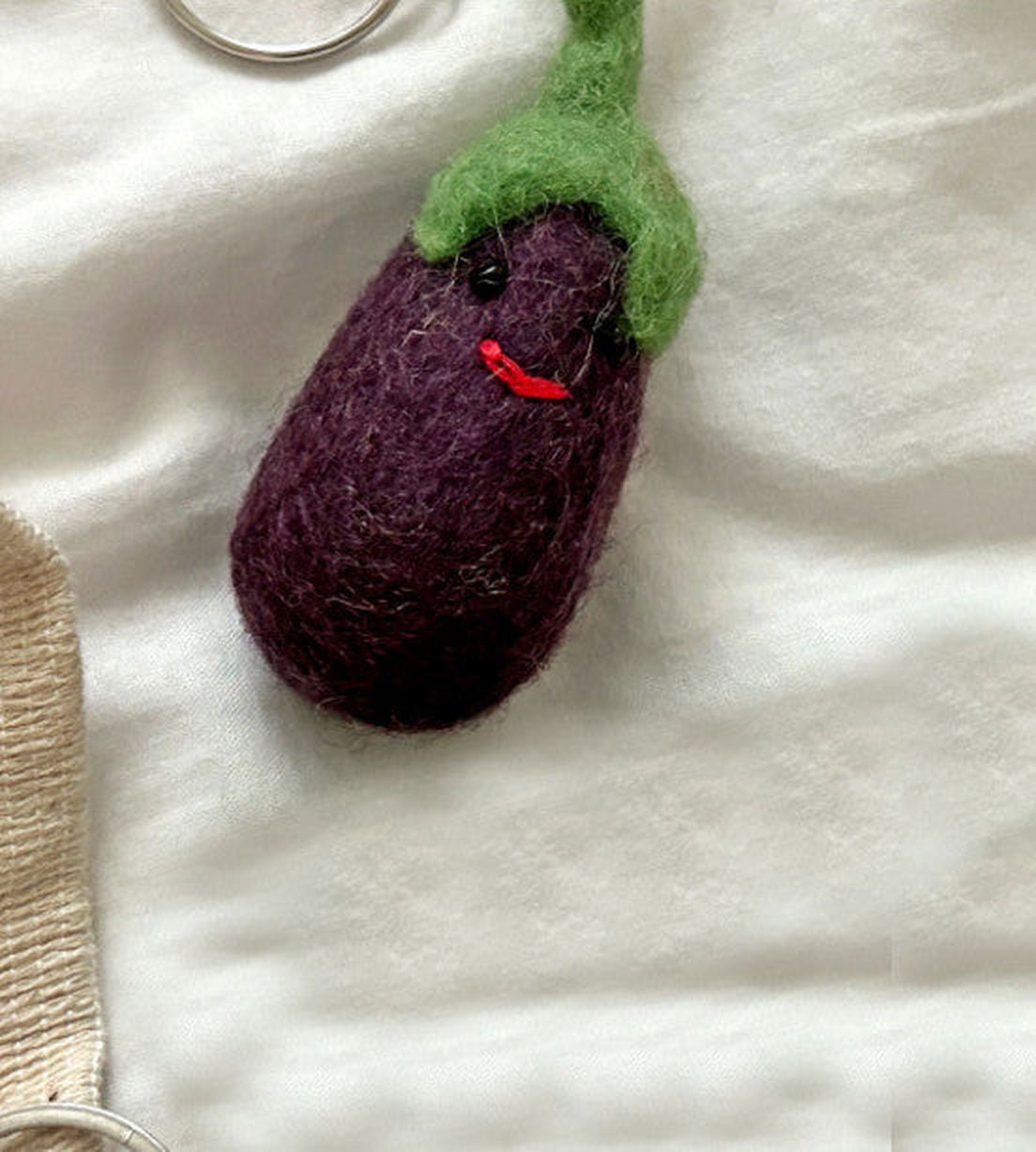 Elegant table Veggie Friends Keyring 8Type Keychain Handmade Doll - EmpressKorea