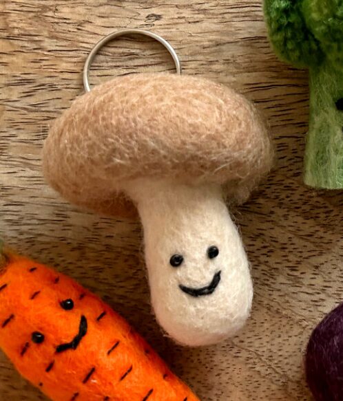 Elegant table Veggie Friends Keyring 8Type Keychain Handmade Doll - EmpressKorea