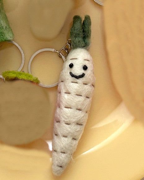 Elegant table Veggie Friends Keyring 8Type Keychain Handmade Doll - EmpressKorea