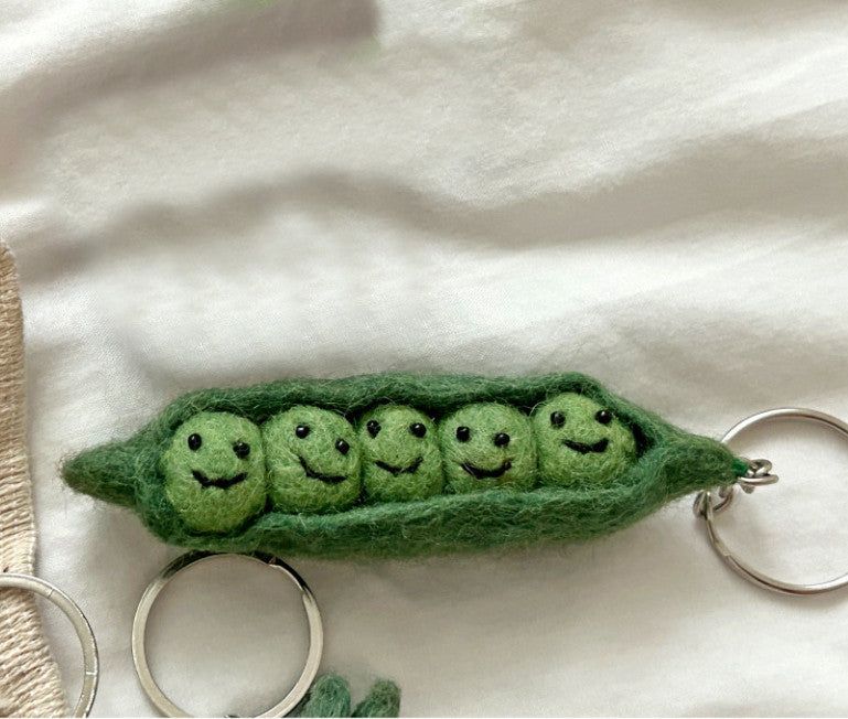 Elegant table Veggie Friends Keyring 8Type Keychain Handmade Doll - EmpressKorea