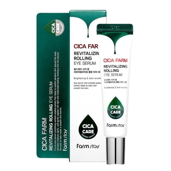 FARMSTAY CICA FARM REVITALIZING ROLLING EYE SERUM 25ml - EmpressKorea