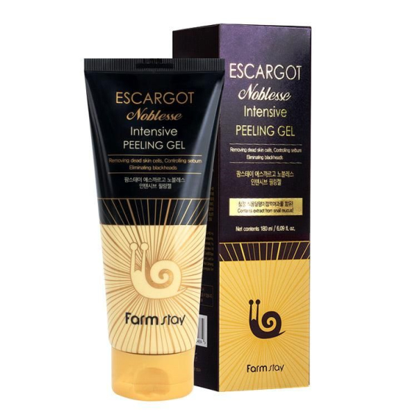 FARMSTAY ESCARGOT NOBLESSE INTENSIVE PEELING GEL 180ml - EmpressKorea