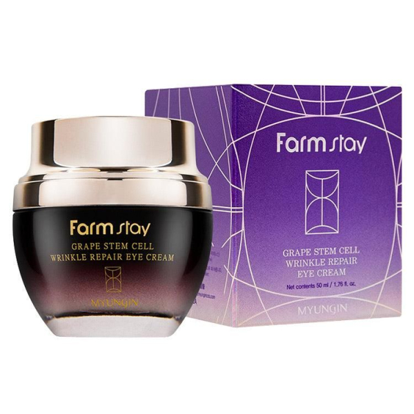 FARMSTAY GRAPE STEM CELL WRINKLE REPAIR EYE CREAM 50ml - EmpressKorea