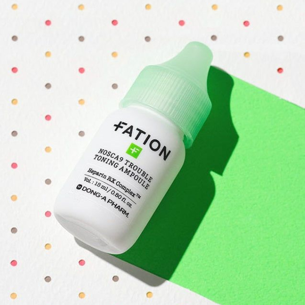FATION Nosca9 Trouble Toning Ampoule 15ml - EmpressKorea