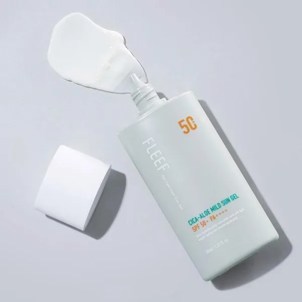 FLEEF Cica-Aloe Mild Sun Gel SPF 50+ PA++++ 50ml - EmpressKorea