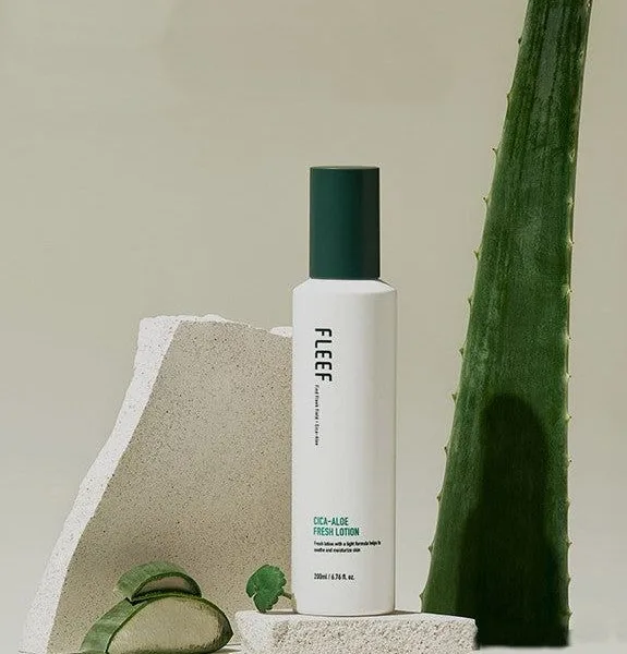 FLEEF Cica Aloe Mildly Acidic Fresh Lotion 200ml - EmpressKorea