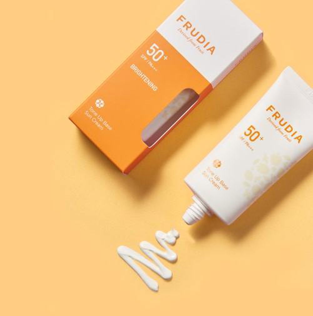 FRUDIA Tone Up Base Sun Cream SPF 50+ PA+++ 50g - EmpressKorea