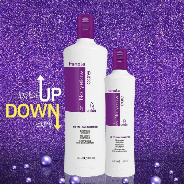 Fanola No Yellow Complementary Shampoo 350ml - EmpressKorea